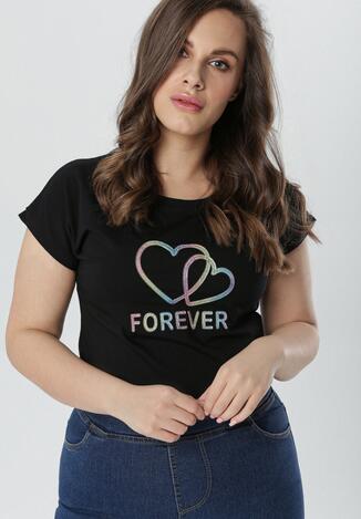 Czarny T-shirt Katharina