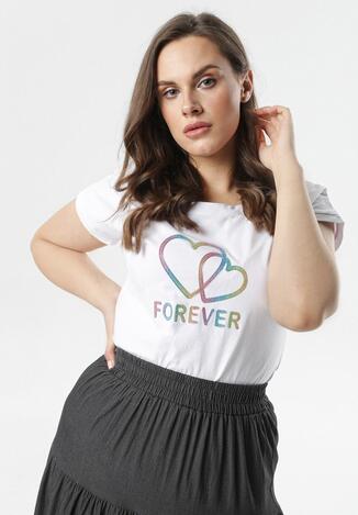 Biały T-shirt Katharina