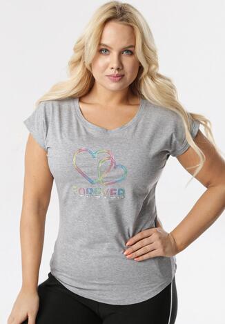 Szary T-shirt Katharina