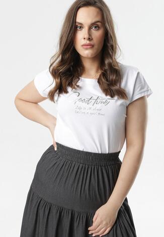Biały T-shirt Aigalyse