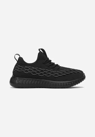 Czarne Buty Sportowe Arieciane