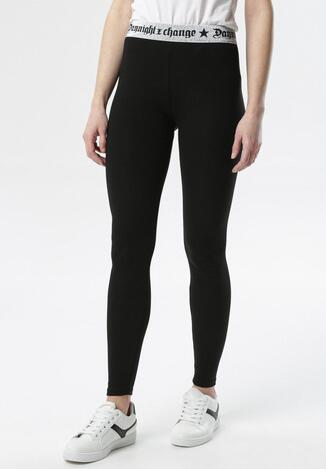 Czarne Legginsy Kimonaera