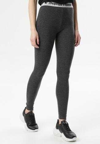 Ciemnoszare Legginsy Kimonaera