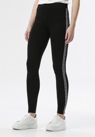 Czarne Legginsy Flax
