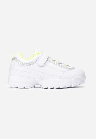 Biało-Zielone Buty Sportowe Glowwick
