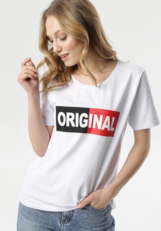 Biały T-shirt Thalavien