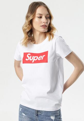Biały T-shirt Pallerephis