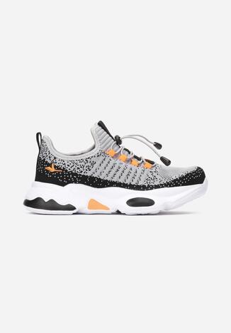 Szaro-Czarne Buty Sportowe Thalala