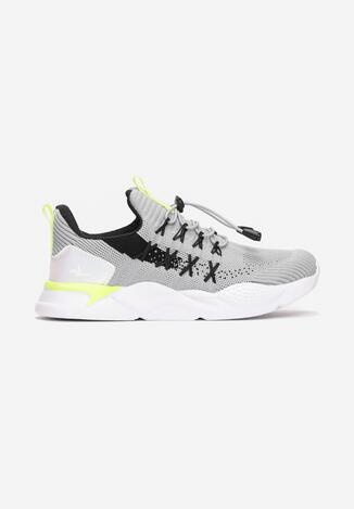 Szaro-Zielone Buty Sportowe Physasa