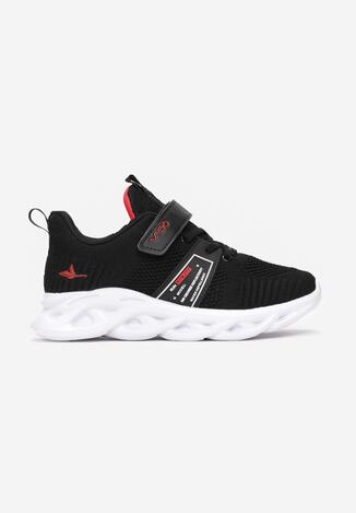 Czarno-Czerwone Buty Sportowe Evacea