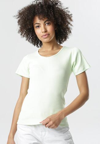 Jasnozielony T-shirt Blomsea