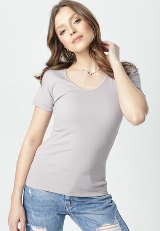 Khaki T-shirt Blomsea