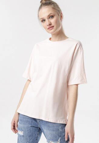 Jasnoróżowy T-shirt Crialacia
