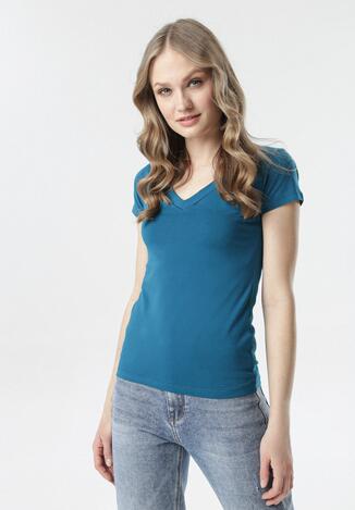 Ciemnoniebieski T-shirt Aegameda