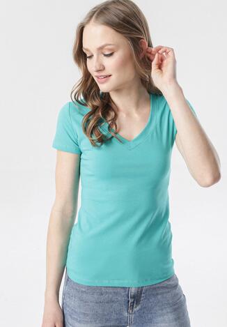 Niebieski T-shirt Aegameda