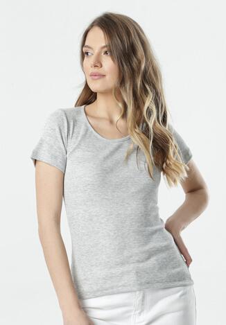 Jasnoszary T-shirt Ananore