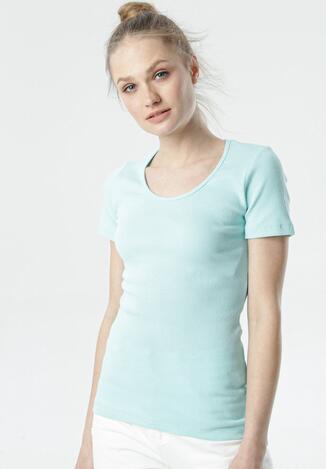 Jasnoniebieski T-shirt Ananore