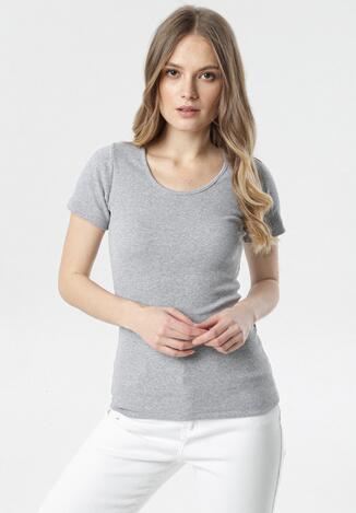 Szary T-shirt Ananore
