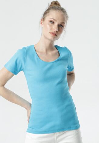 Niebieski T-shirt Ananore