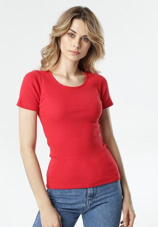 Czerwony T-shirt Ananore
