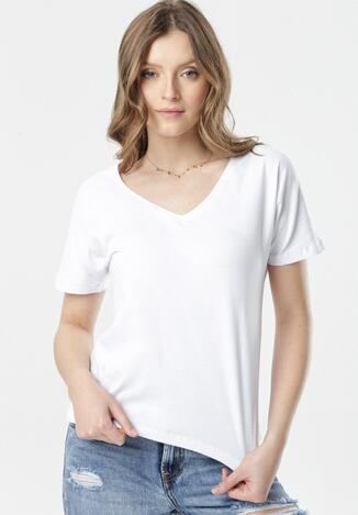 Biały T-shirt Wrafdiff