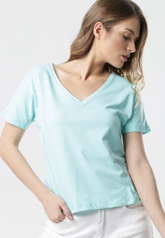 Jasnoniebieski T-shirt Wrafdiff