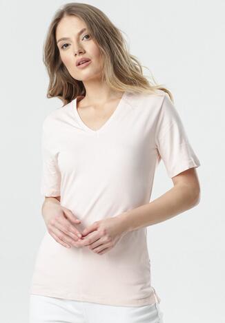Jasnoróżowy T-shirt Sada