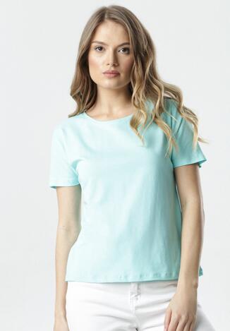 Jasnoniebieski T-shirt Aclurgh