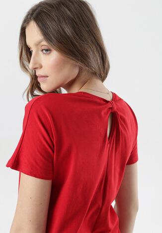 Czerwony T-shirt Aclurgh