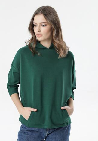 Ciemnozielona Bluza Joann