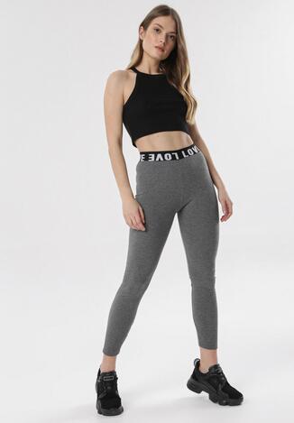 Ciemnoszare Legginsy Aegabelle