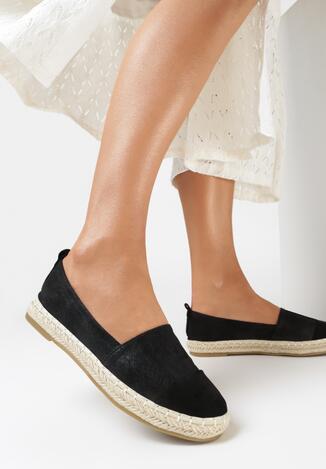 Czarne Espadryle Hidia