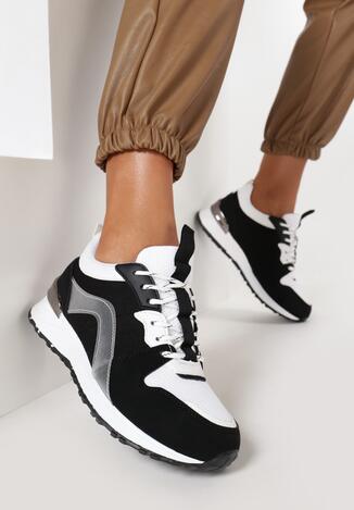 Czarno-Białe Sneakersy Nereiroe