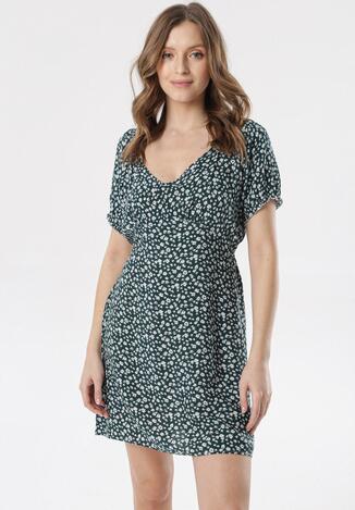 Ciemnozielona Sukienka Hidia