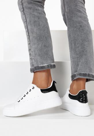 Biało-Czarne Sneakersy Sireireida