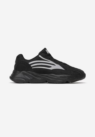Czarne Buty Sportowe Noelina