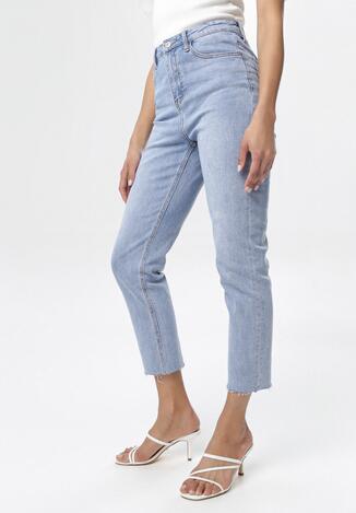 Niebieskie Jeansy Mom Fit Nealeia