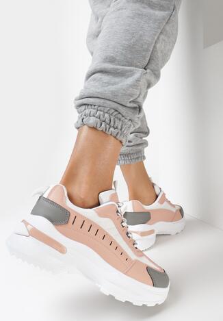 Różowe Sneakersy Castymes