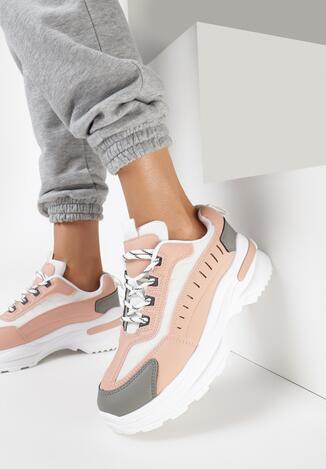 Różowe Sneakersy Castymes