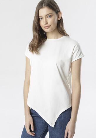Kremowy T-shirt Pherogenia