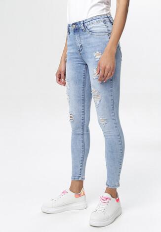 Jasnoniebieskie Jeansy Skinny Saphamelle