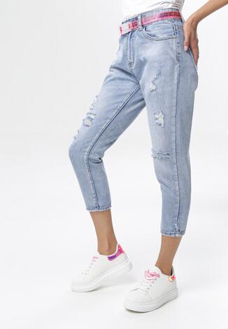 Niebieskie Jeansy Boyfriend Aglaopheu