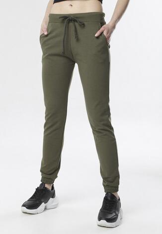 Khaki Spodnie Dresowe Delalei