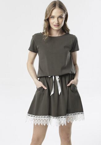 Khaki Sukienka Aigalopei