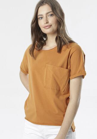 Camelowy T-shirt Nonariye