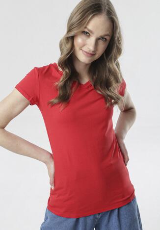 Czerwony T-shirt Mariviane