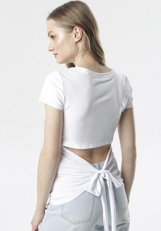 Biały T-shirt Borlopei