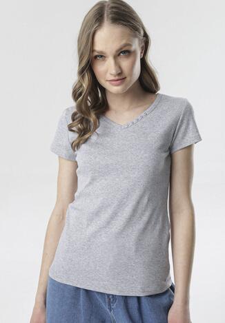 Szary T-shirt Melimine