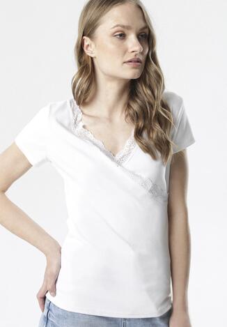 Biały T-shirt Allulei