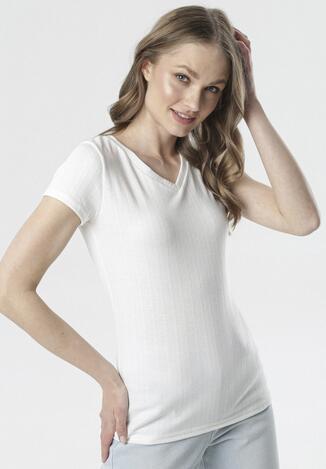 Biały T-shirt Anarah